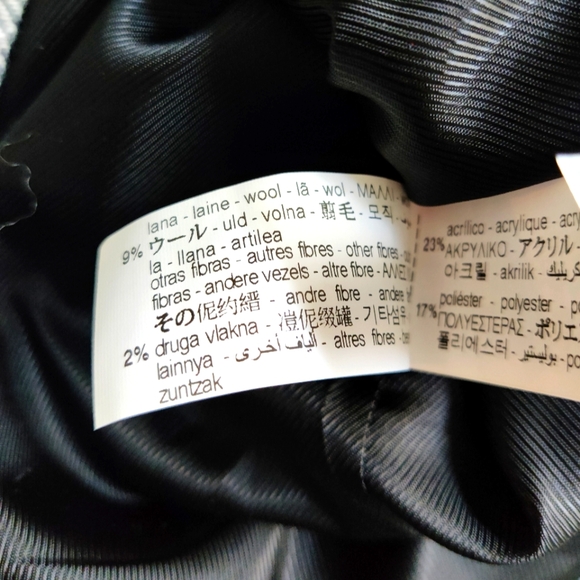 Zara wool blend cropped blazer - Picture 4 of 4